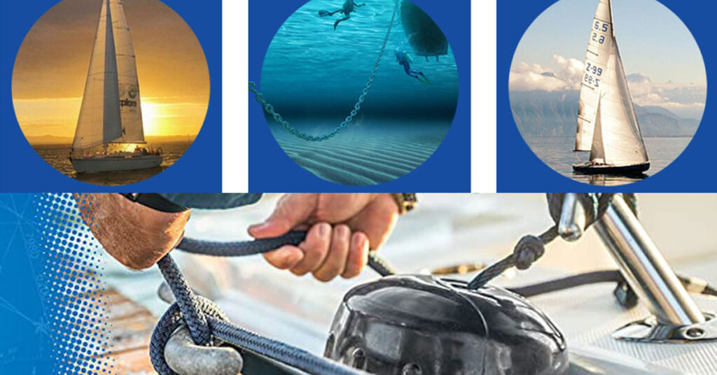 Which of the following must you do anchoring a boat at night